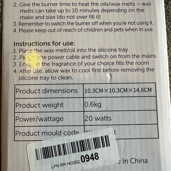 Enaroma Electric Wax Melt Warmer NEW - Picture 4 of 4